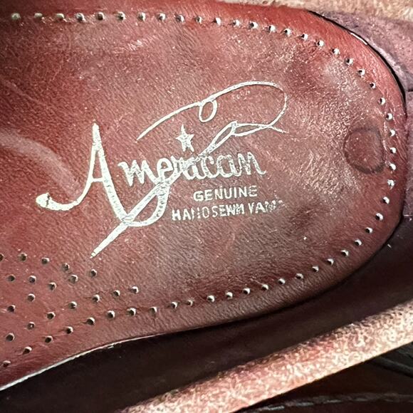 Rancourt & Co. SIZE 9 Brown Leather Penny Loafers Shoes, Handsewn, Made in USA - Picture 6 of 11